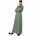 Casual abaya with Pin tucks- Jade Green Casual abaya with Pin tucks- Jade Green